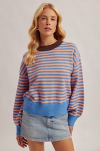 37986 Multi Color Stripe Pullover