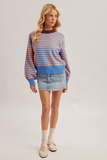 37986 Multi Color Stripe Pullover