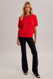 39606 Jewel Neck Sweater