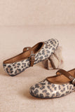 The Soho/Leopard Ballet Flat