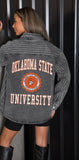 OSU RHINESTONE BUTTON DOWN