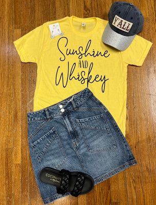 SUNSHINE AND WHISKEY TEE