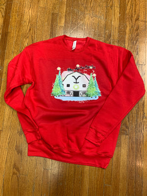 YELLOWSTONE CHRISTMAS SWEATSHIRT