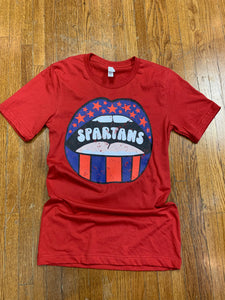 Red Spartan Big Mouth Tee